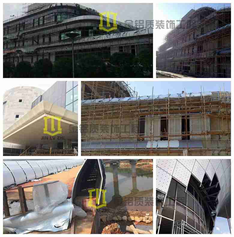 金鋁質(zhì)鋁單板工程實例現(xiàn)場照片一覽