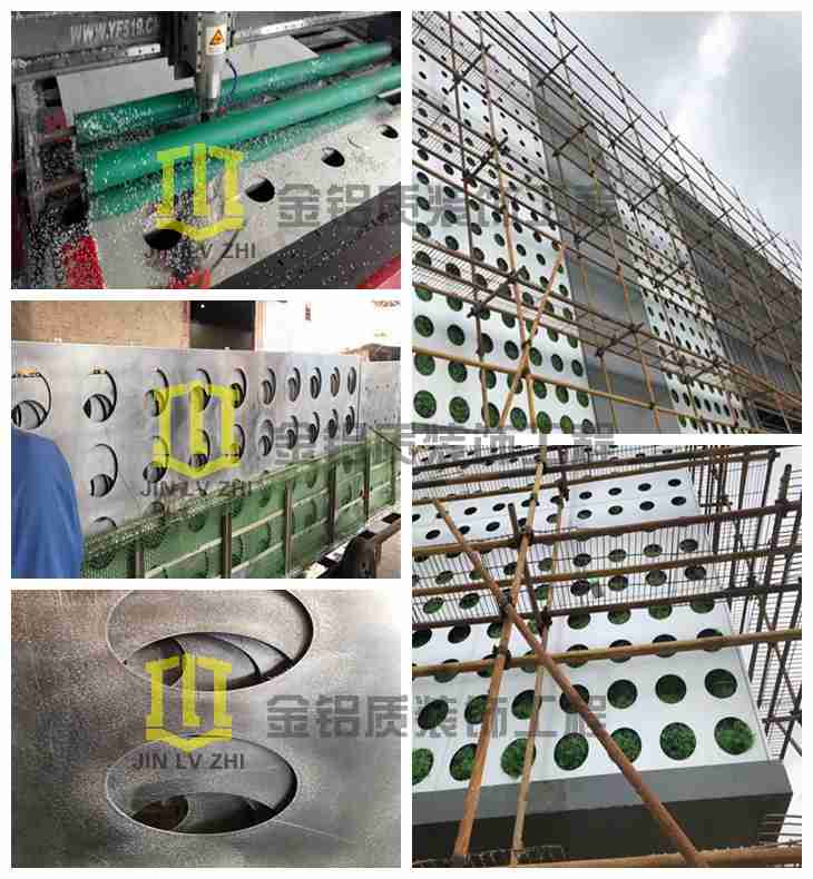 新能源汽車幕墻裝飾鋁單板工程由金鋁質生產安裝